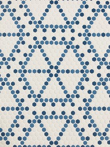 Geometro Coastal Lyon, Recycled Glass Tile